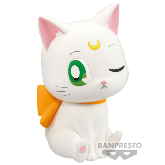 BANPRESTO Pretty Guardian Sailor Moon Cosmos The Movie Fluffy Puffy Figure - Artermis (Big Ribbon Ver.)