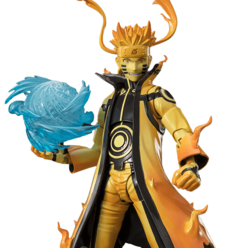 BANDAI SPIRITS Naruto: Shippuden S.H.Figuarts Naruto Uzumaki (Kurama Link Mode Ver.) (The Power of Hope That Connects Feelings) Exclusive