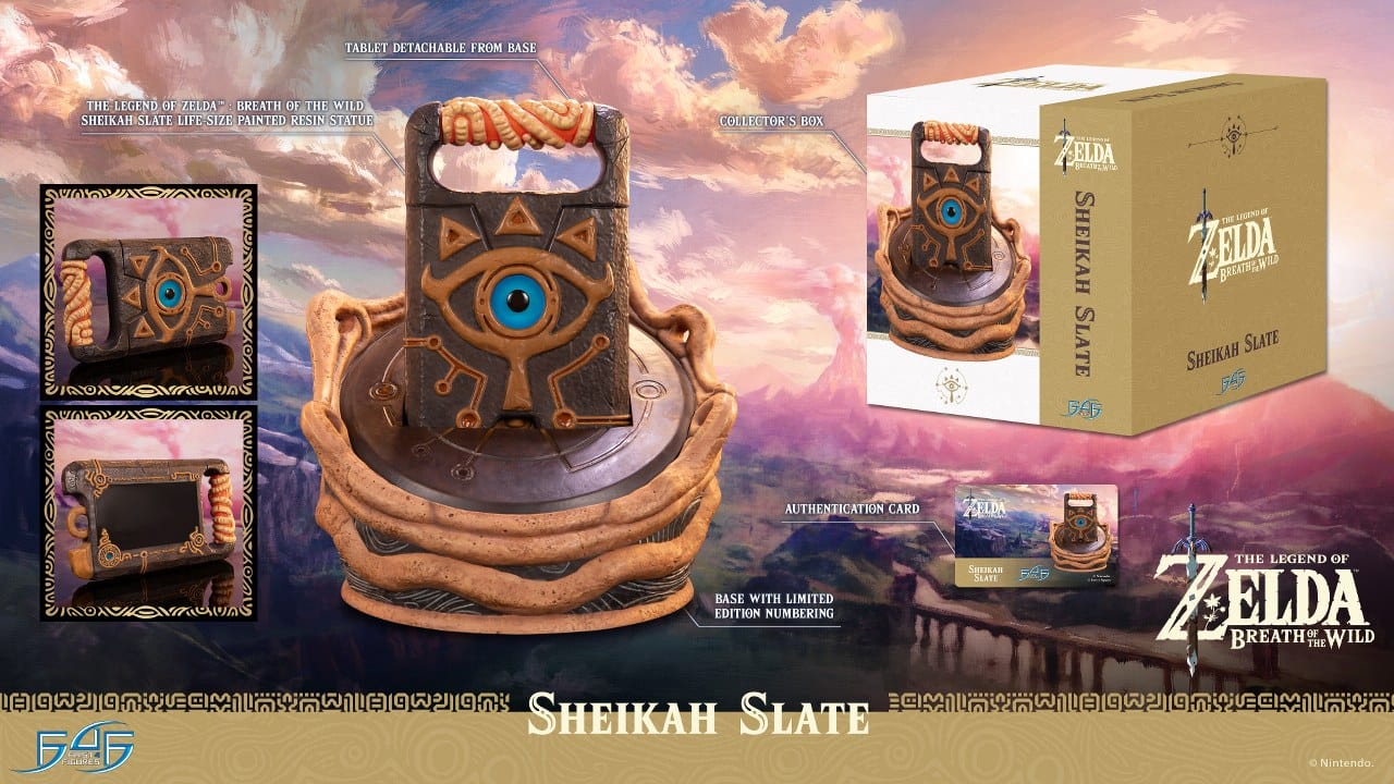 FIRST 4 FIGURES The Legend of Zelda: Breath of the Wild Sheikah Slate Limited Edition Statue