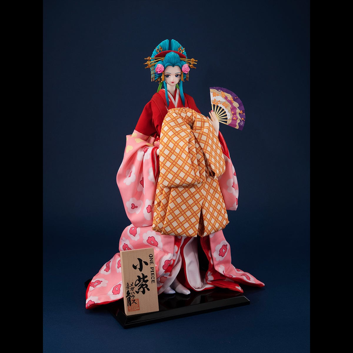 MEGAHOUSE Kyugetsu x MegaHouse Japanese Doll - ONE PIECE: Komurasaki (Glass Case Special Set)