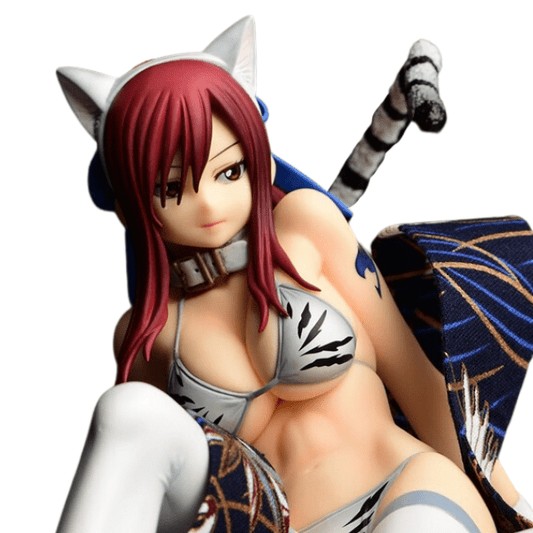 ORCATOYS Fairy Tail Erza Scarlet (White Tiger Cat Gravure Style Ver.) 1/6 Scale Figure