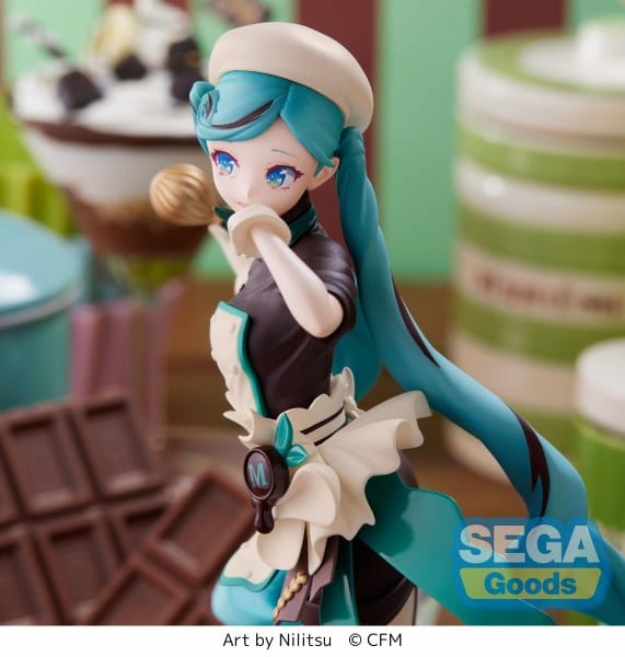 SEGA Vocaloid Luminasta Hatsune Miku (Bitter Patissier) Figure (Re-run)