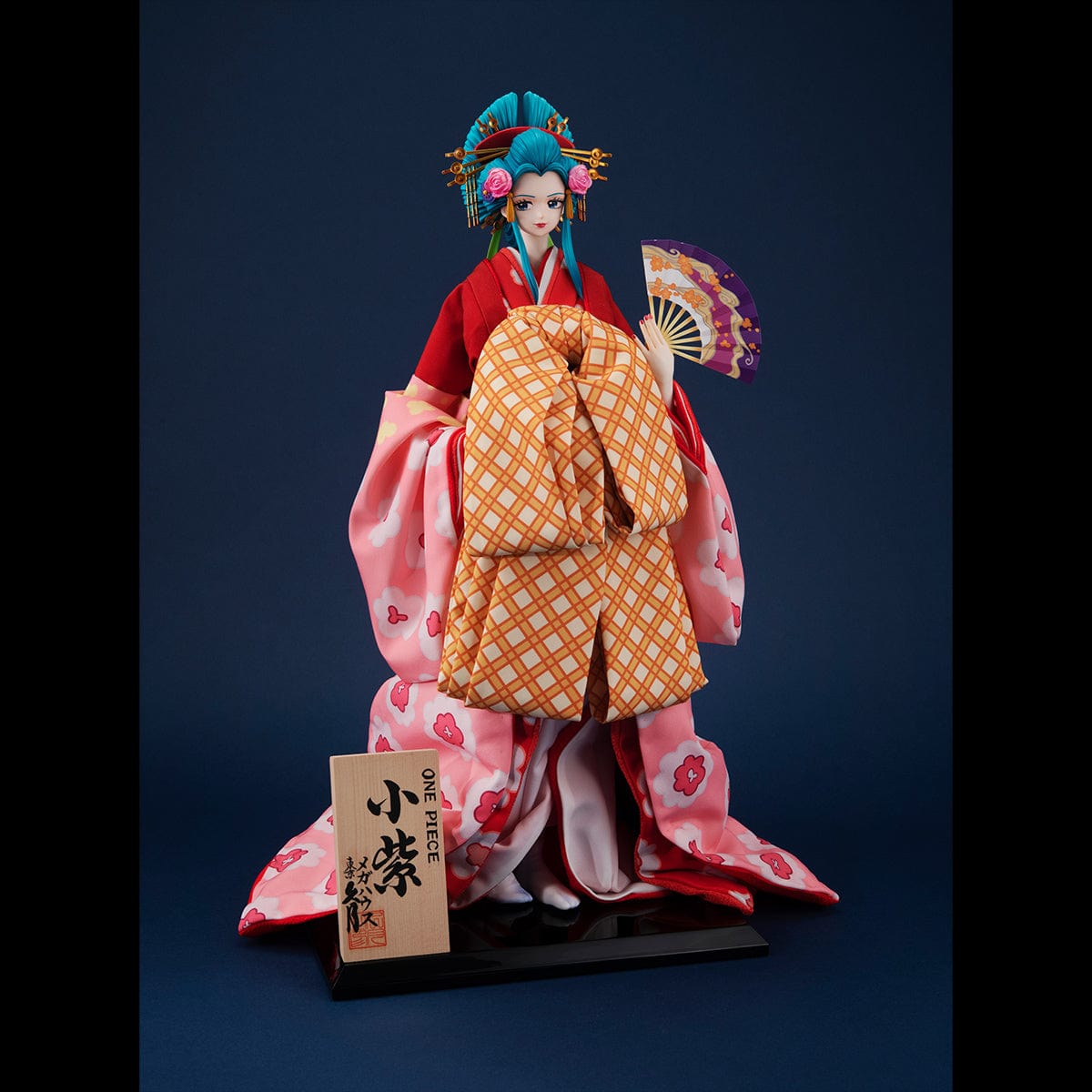 MEGAHOUSE Kyugetsu x MegaHouse Japanese Doll - ONE PIECE: Komurasaki (Glass Case Special Set)