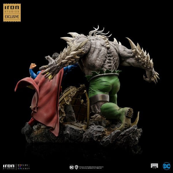 IRON STUDIOS Superman vs Doomsday - DC Comics Exclusive 10 Years - Art Scale 1/10