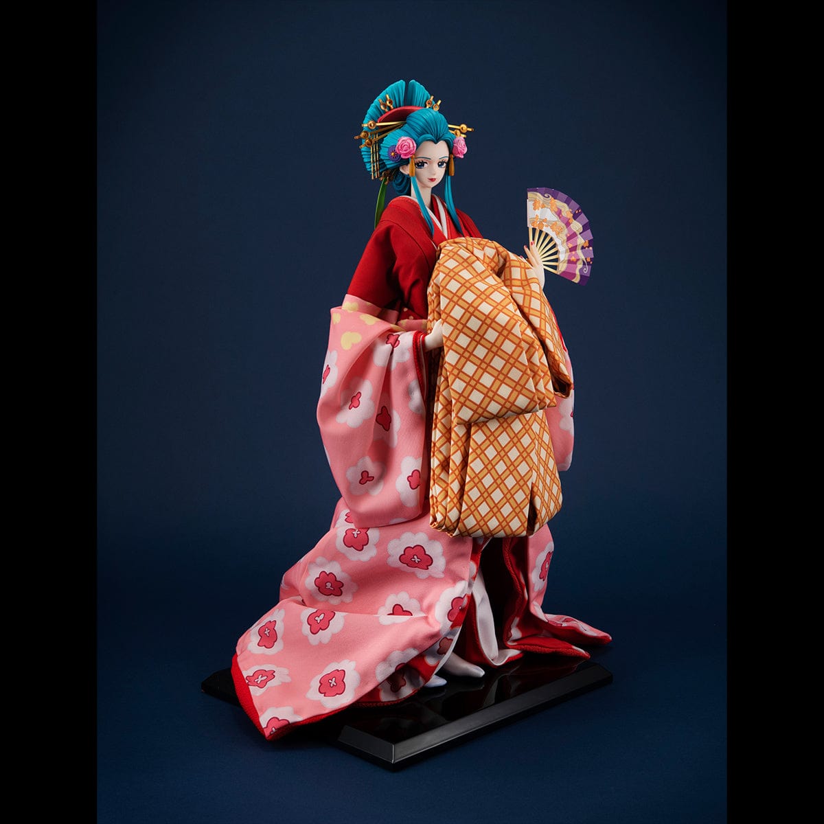 MEGAHOUSE Kyugetsu x MegaHouse Japanese Doll - ONE PIECE: Komurasaki (Glass Case Special Set)