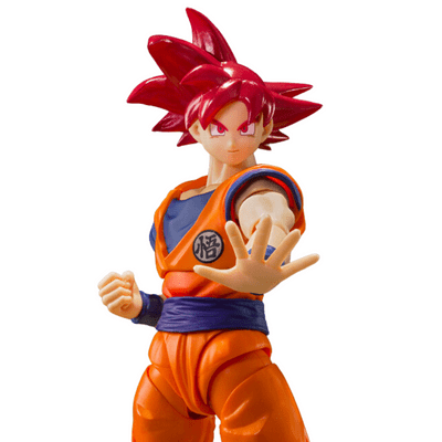 BANDAI SPIRITS Dragon Ball Super S.H.Figuarts Super Saiyan God Goku (Saiyan God of Virtue)