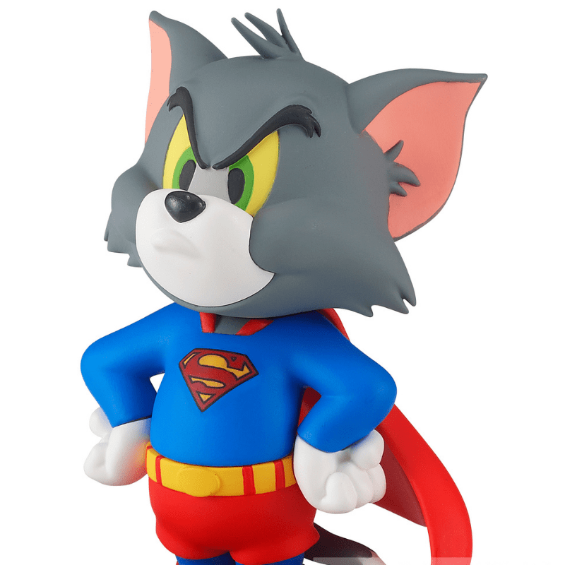 BANPRESTO Tom And Jerry Figure Collection Tom And Jerry As Superman WB100Th Anniversary Ver. - Tom (Ver.A)