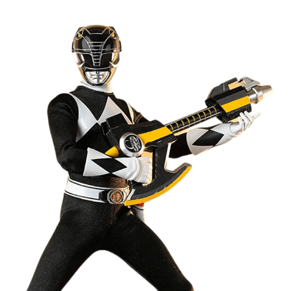 THREEZERO Mighty Morphin Power Rangers FigZero Black Ranger 1/6 Scale Figure