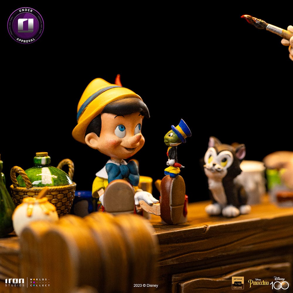 IRON STUDIOS Pinocchio Deluxe - Disney 100th - Pinocchio - Art Scale 1/10