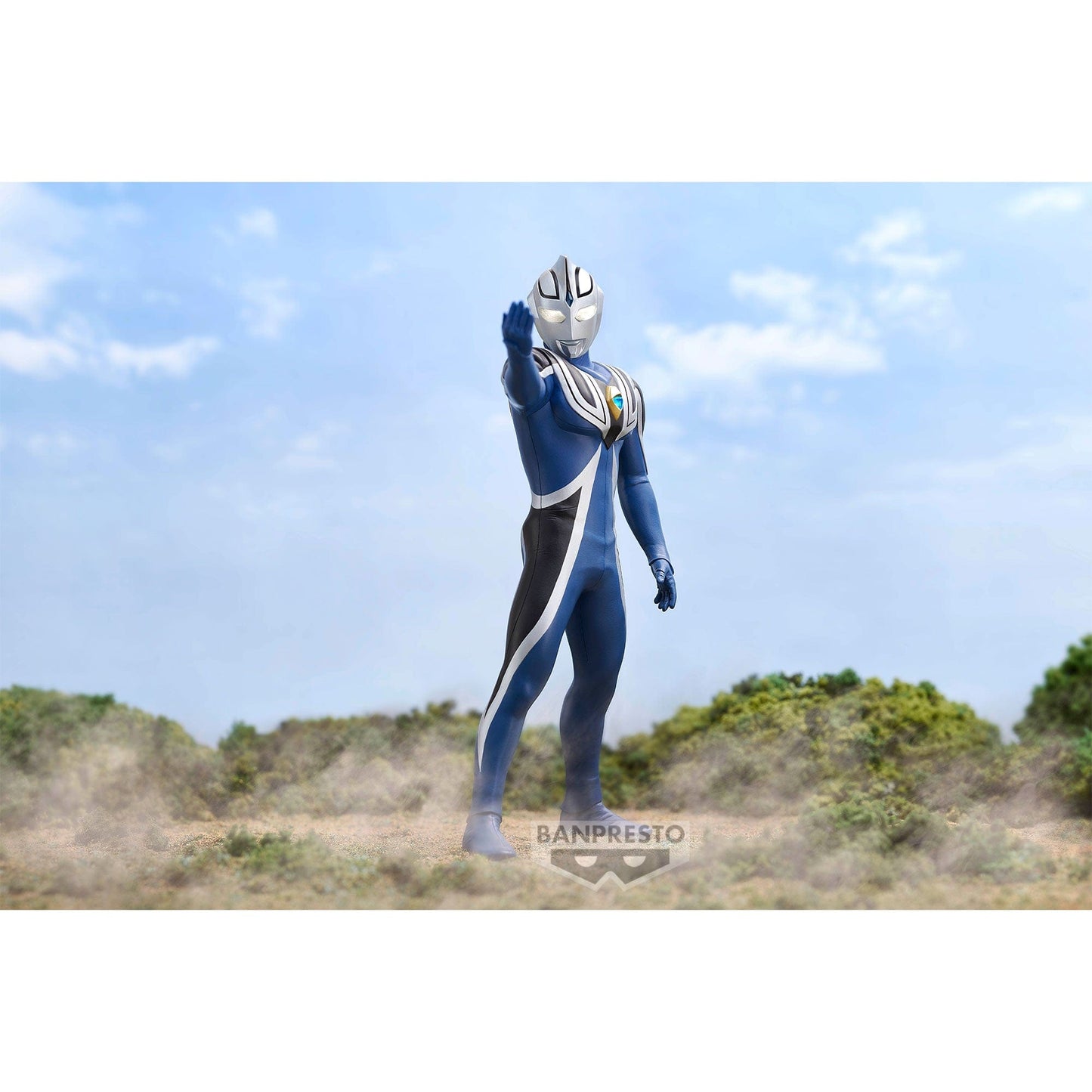 BANPRESTO Ultraman Gaia Hero's Brave Statue Figure - Ultraman Agul (V1) (Ver.A)