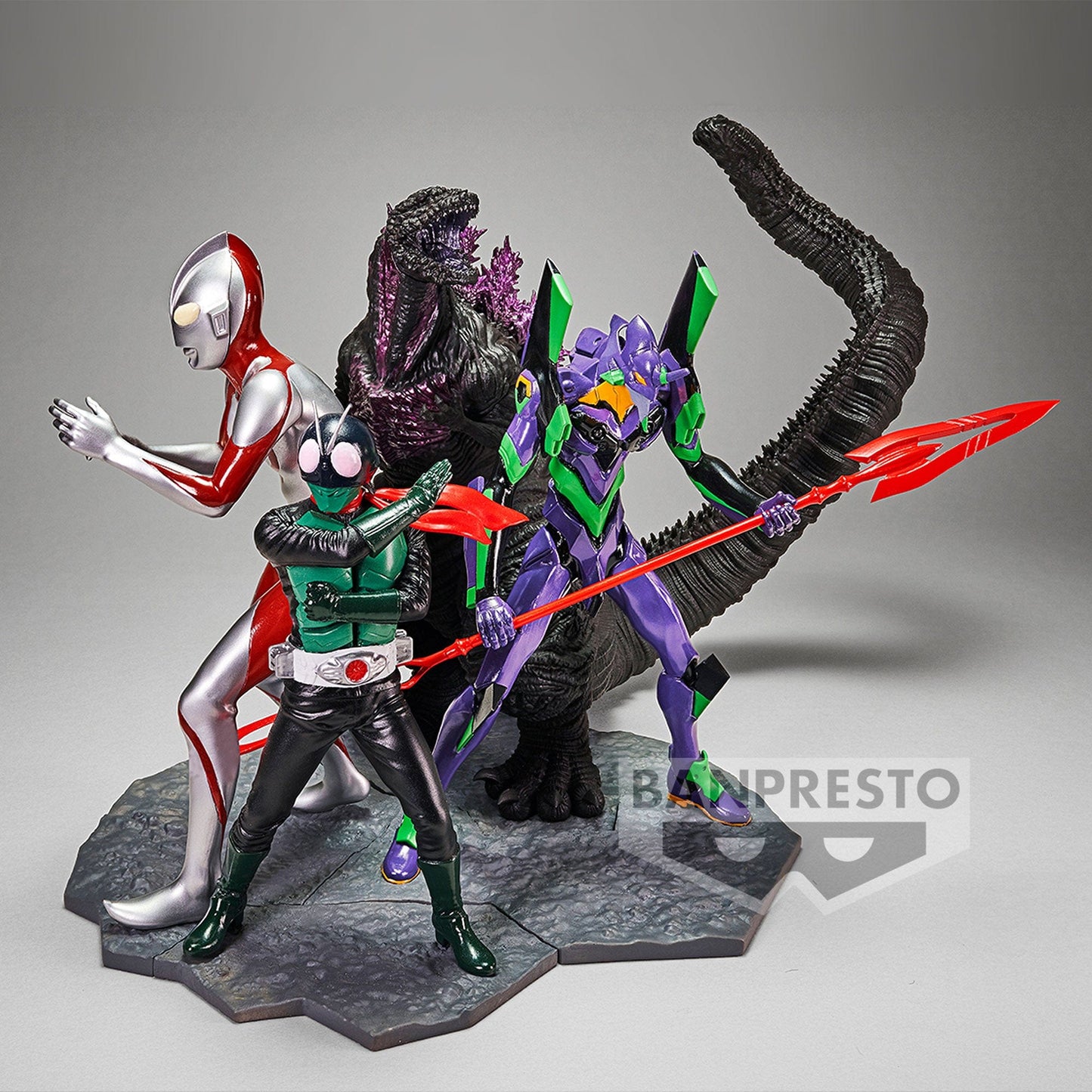 BANPRESTO Shin Japan Heroes Universe Art Vignette I - Godzilla Figure