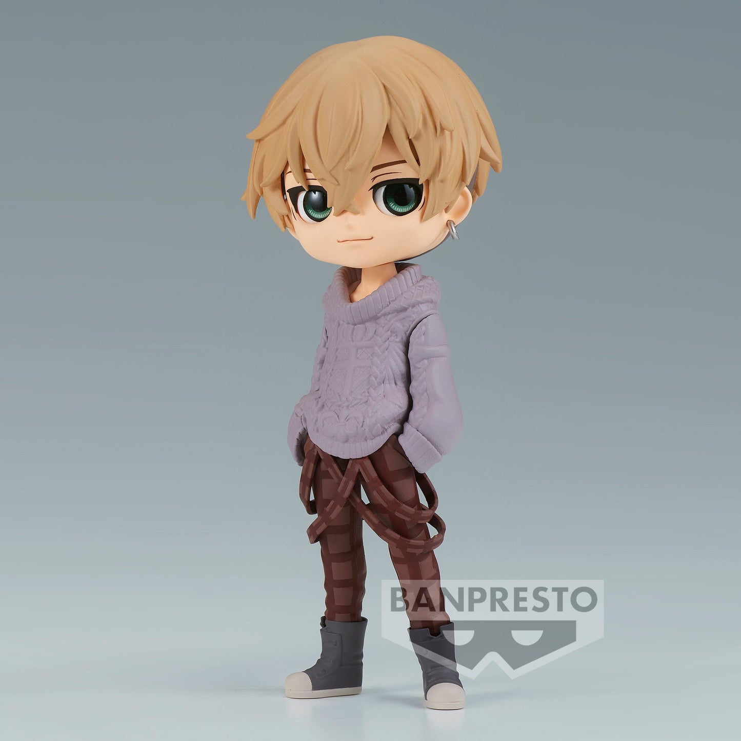 BANPRESTO Tokyo Revengers Q Posket - Chifuyu Matsuno (Plain Clothes ver.) Figure (Ver.B)