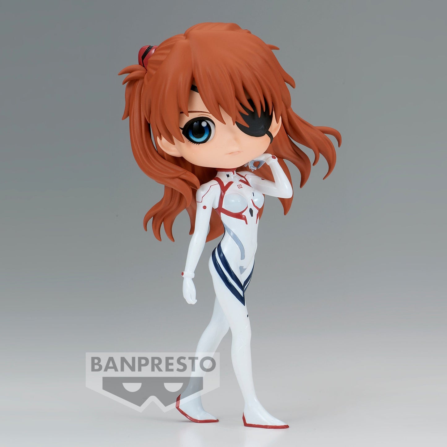 BANPRESTO Evangelion:3.0+1.0 Q Posket - Asuka Shikinami Langley (Plugsuit Style) Figure (Ver.A)