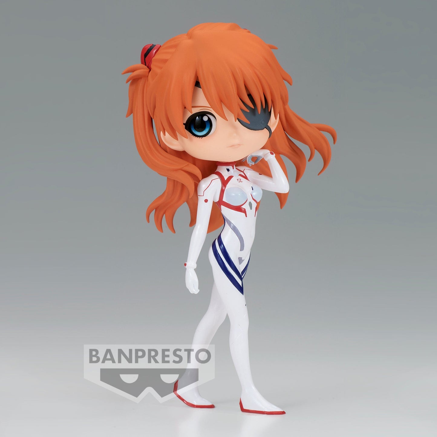 BANPRESTO Evangelion:3.0+1.0 Q Posket - Asuka Shikinami Langley (Plugsuit Style) Figure (Ver.B)