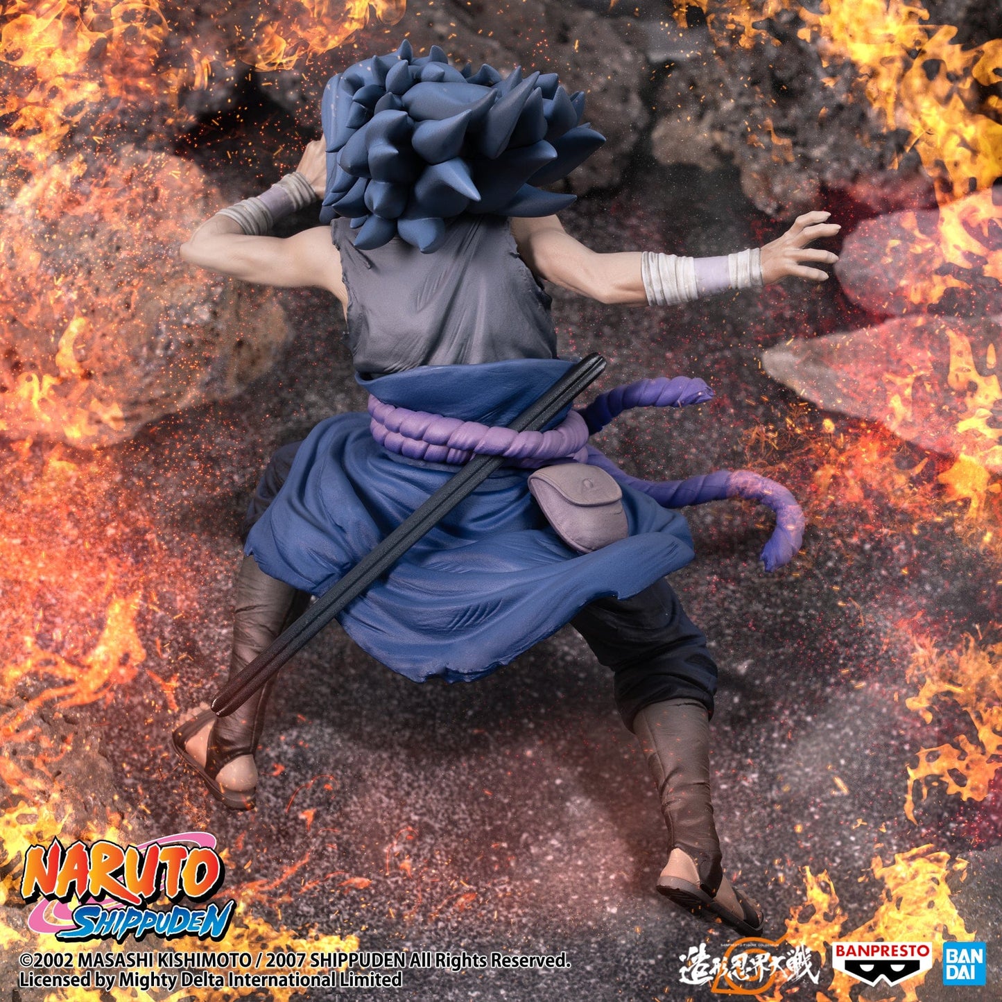 BANPRESTO Naruto Shippuden Banpresto Figure Colosseum - Uchiha Sasuke