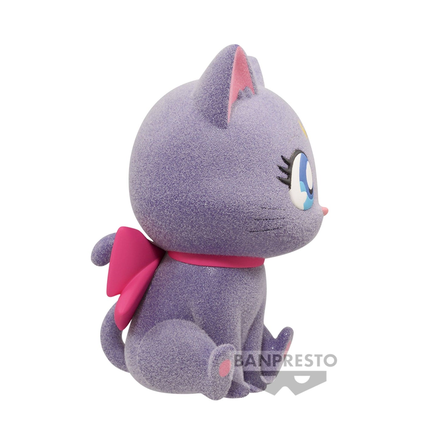 BANPRESTO Pretty Guardian Sailor Moon Cosmos The Movie Fluffy Puffy Figure - Luna (Big Ribbon Ver.)