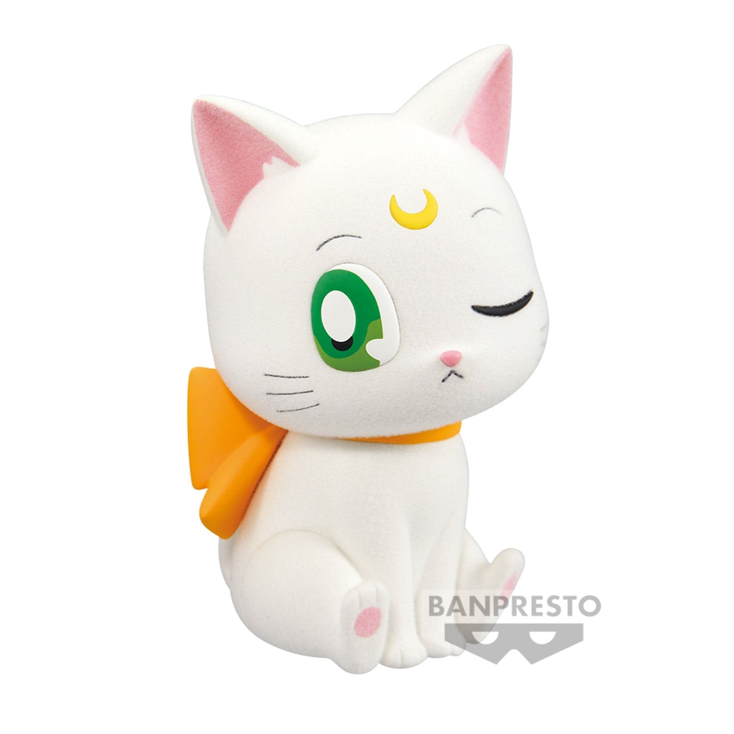 BANPRESTO Pretty Guardian Sailor Moon Cosmos The Movie Fluffy Puffy Figure - Artermis (Big Ribbon Ver.)