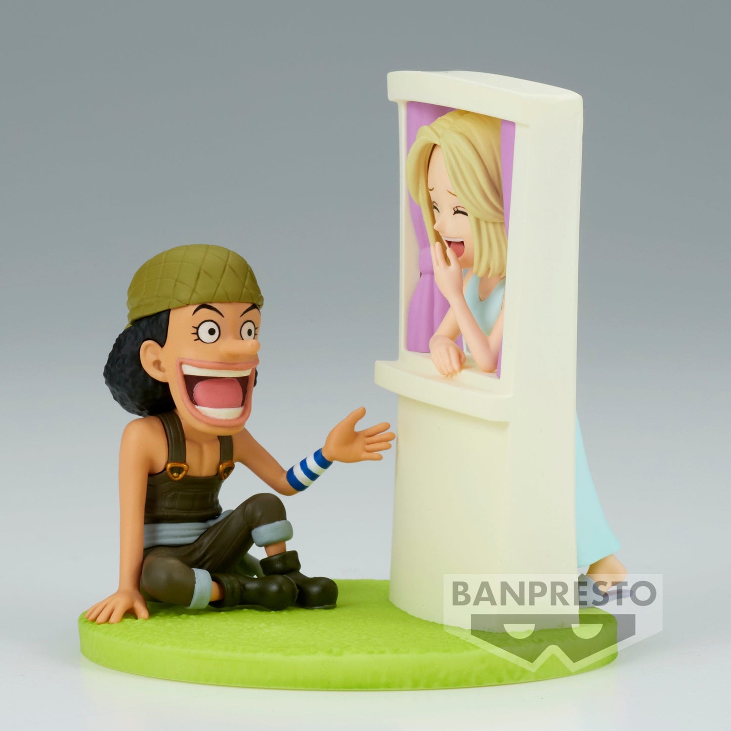 BANPRESTO One Piece World Collectable Figure Log Stories - Usopp & Kaya Figure