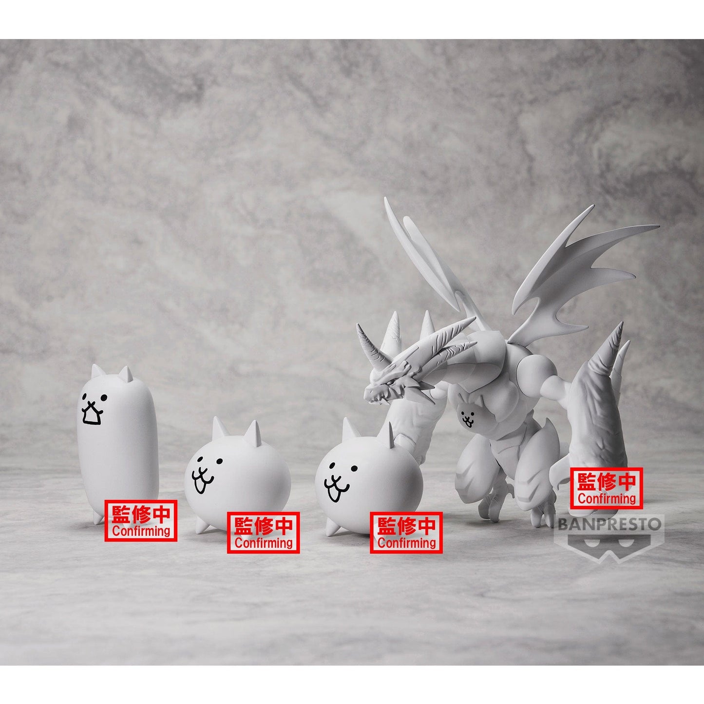 BANPRESTO The Battle Cats Vol.1 - Tank Cat Set Figure