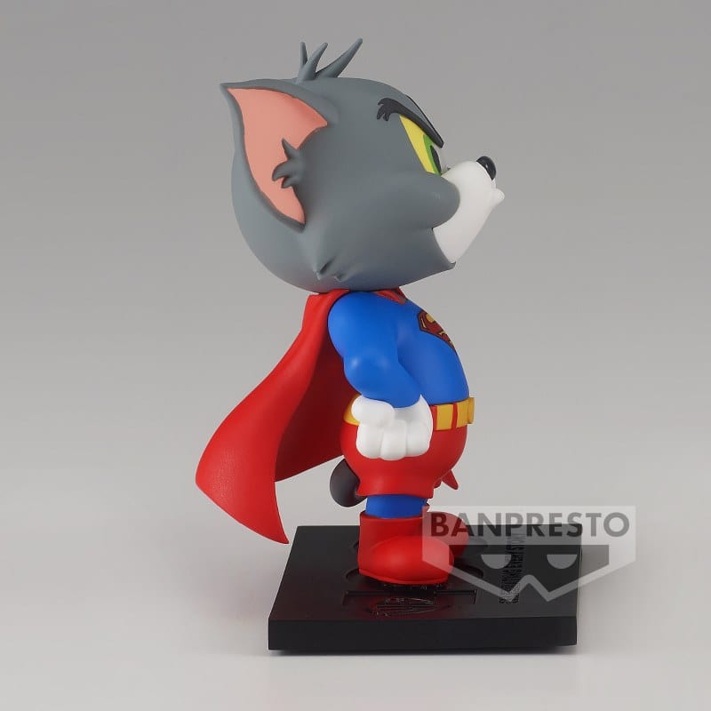 BANPRESTO Tom And Jerry Figure Collection Tom And Jerry As Superman WB100Th Anniversary Ver. - Tom (Ver.A)