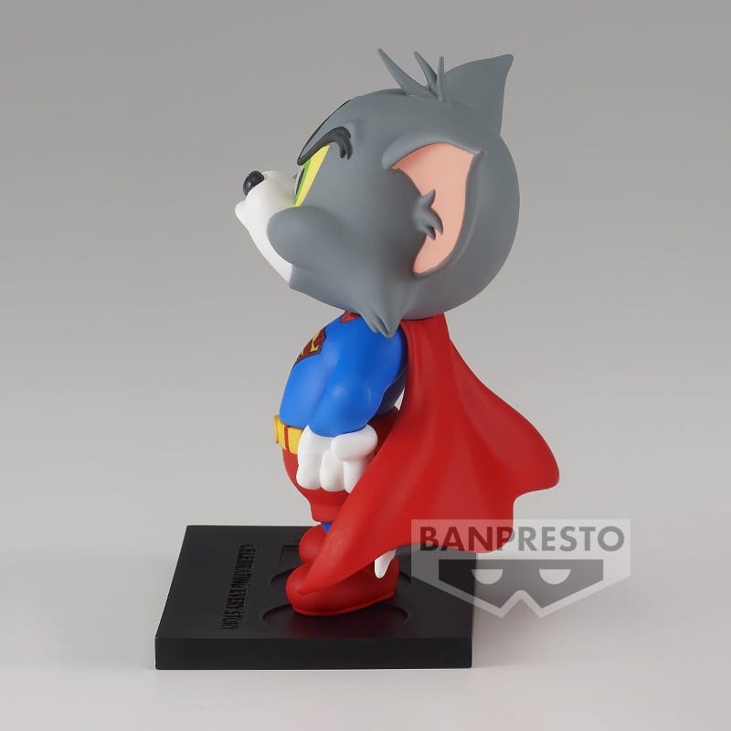 BANPRESTO Tom And Jerry Figure Collection Tom And Jerry As Superman WB100Th Anniversary Ver. - Tom (Ver.A)