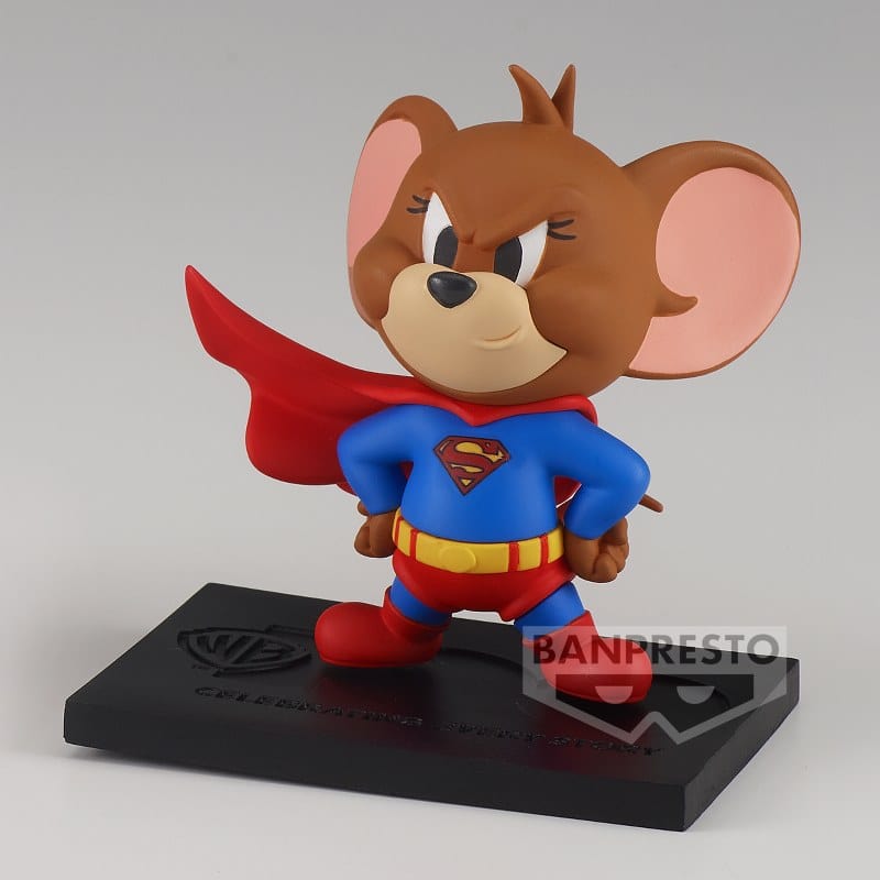 BANPRESTO Tom And Jerry Figure Collection Tom And Jerry As Superman WB100Th Anniversary Ver. - Jerry (Ver.B)