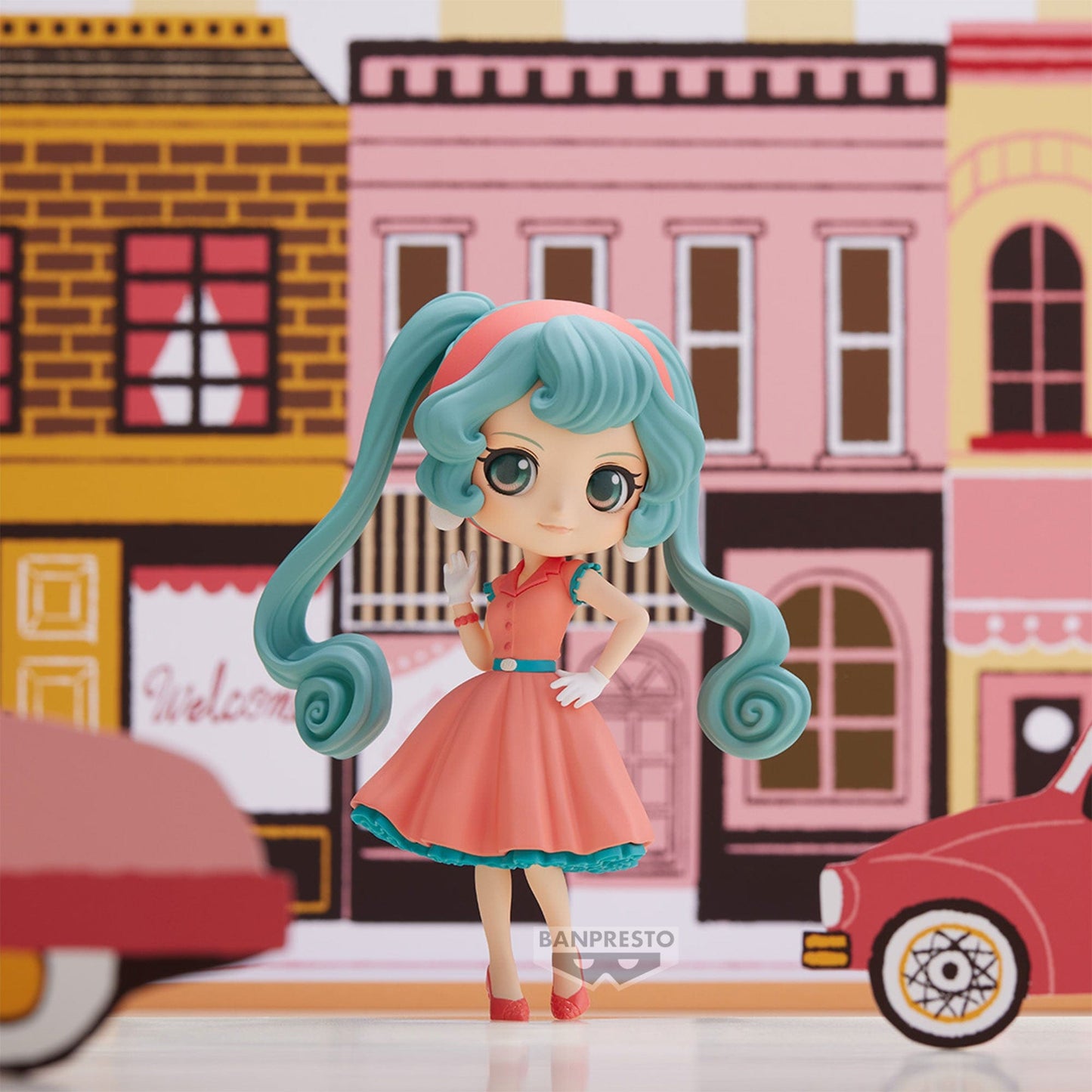 BANPRESTO Hatsune Miku Q Posket World Journey Vol.1 - Hatsune Miku Figure