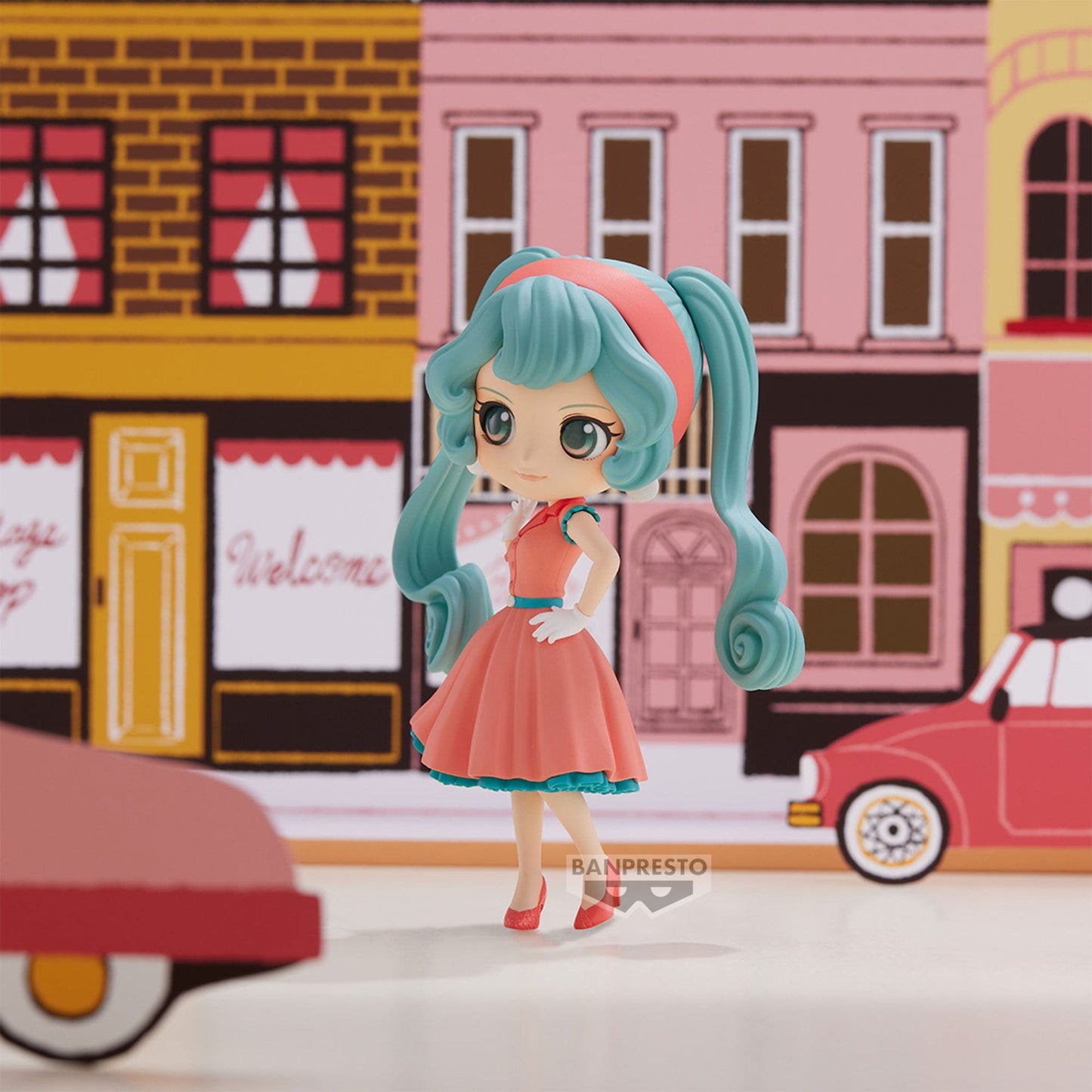 BANPRESTO Hatsune Miku Q Posket World Journey Vol.1 - Hatsune Miku Figure