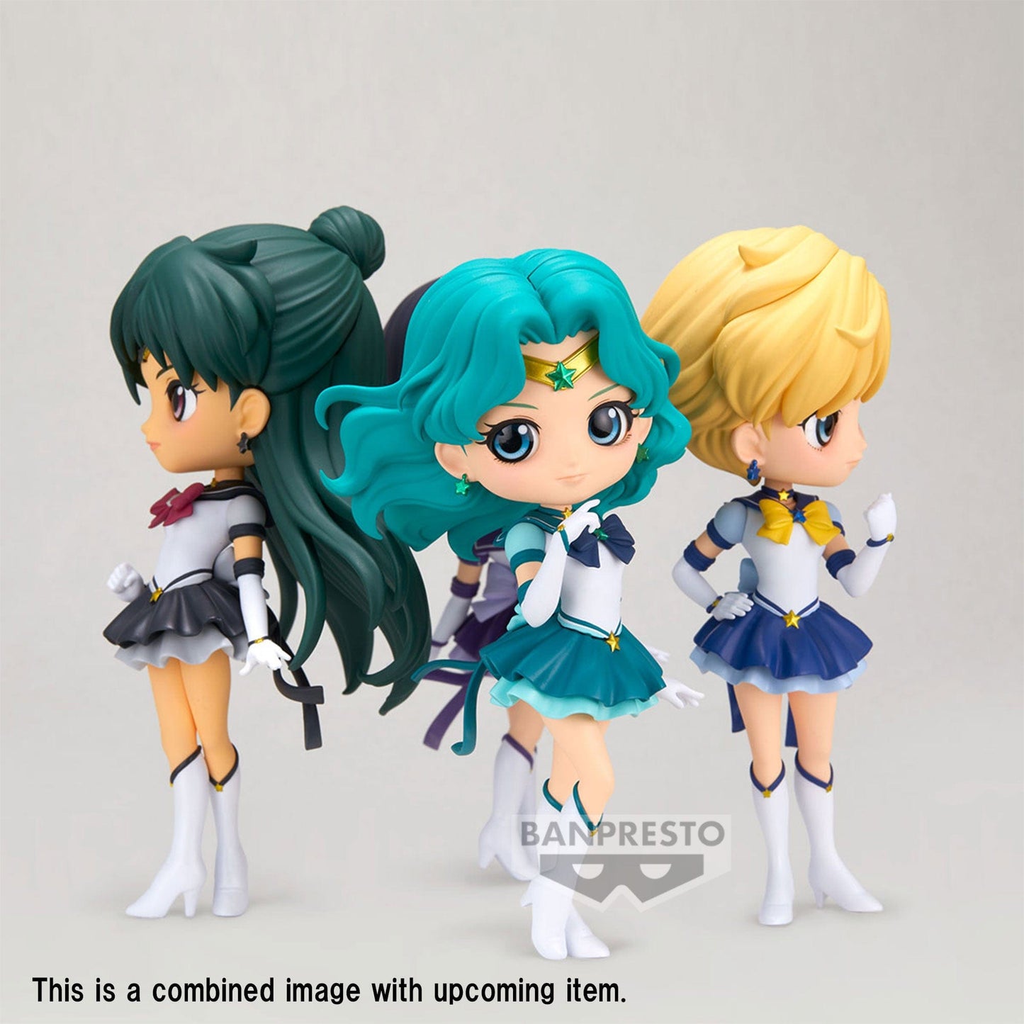 BANPRESTO Pretty Guardian Sailor Moon Cosmos: The Movie Q Posket - Eternal Sailor Neptune Figure (Ver.B)