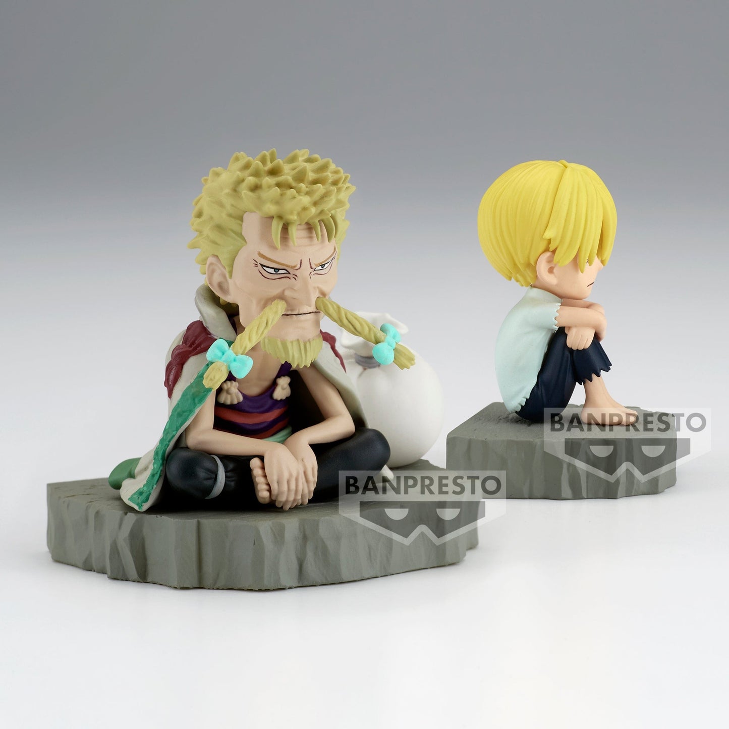 BANPRESTO One Piece World Collectable Figure Log Stories - Sanji & Zeff Figure