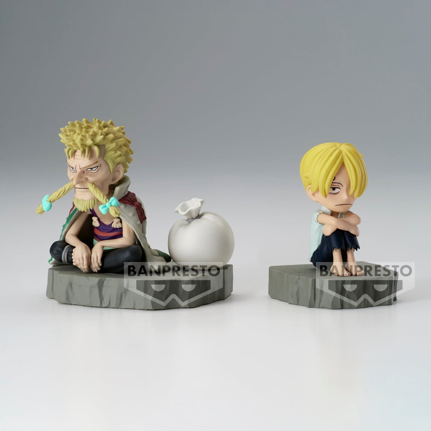 BANPRESTO One Piece World Collectable Figure Log Stories - Sanji & Zeff Figure