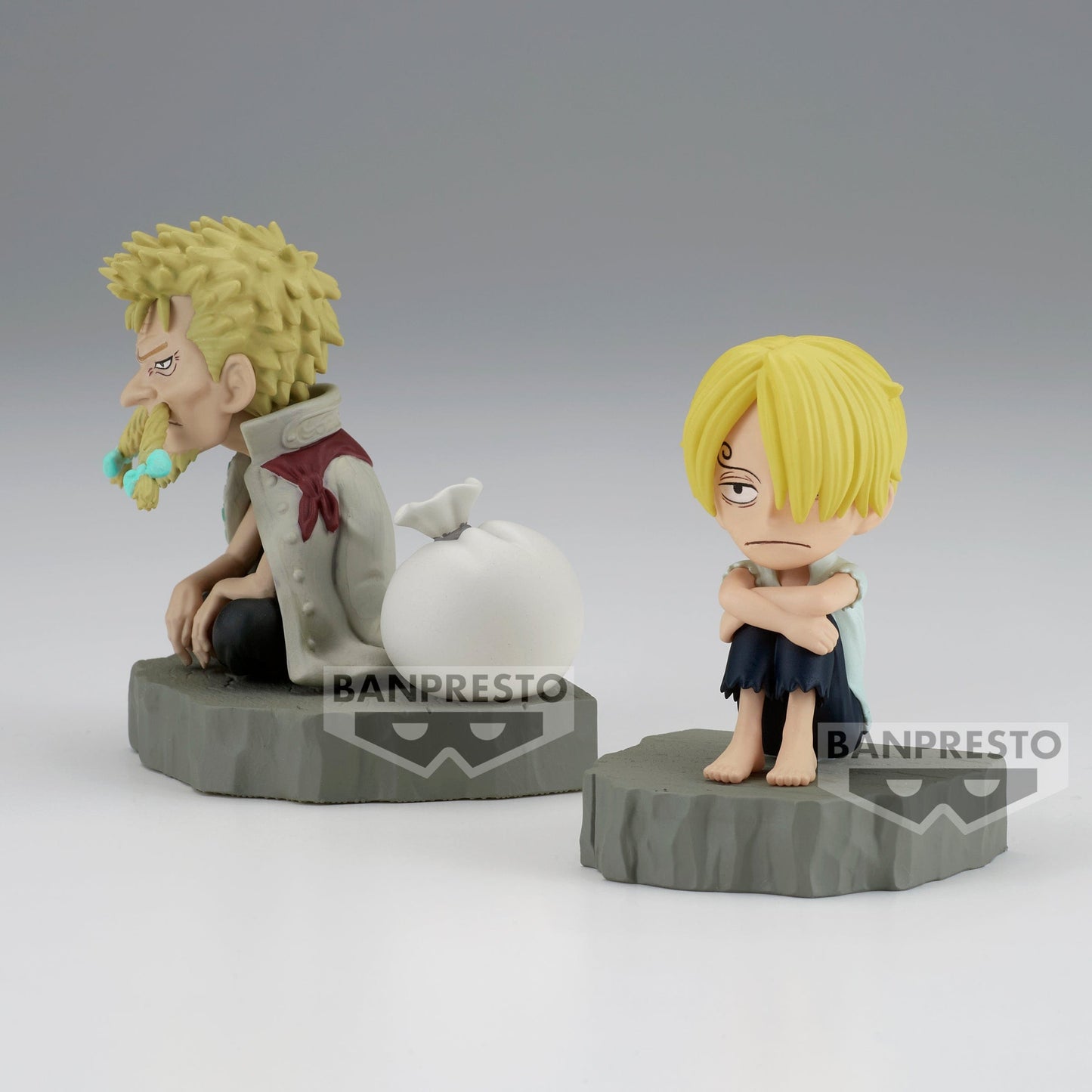 BANPRESTO One Piece World Collectable Figure Log Stories - Sanji & Zeff Figure