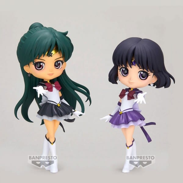 BANPRESTO Pretty Guardian Sailor Moon Cosmos The Movie Q Posket - Eternal Sailor Pluto (Ver.A) Figure