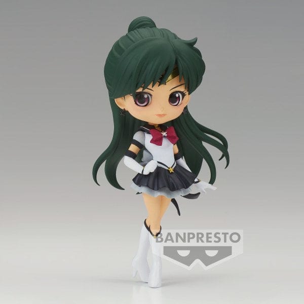 BANPRESTO Pretty Guardian Sailor Moon Cosmos The Movie Q Posket - Eternal Sailor Pluto (Ver.B) Figure