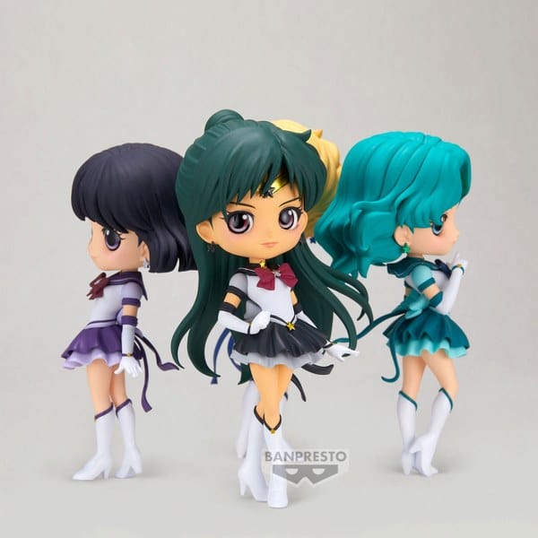 BANPRESTO Pretty Guardian Sailor Moon Cosmos The Movie Q Posket - Eternal Sailor Pluto (Ver.B) Figure