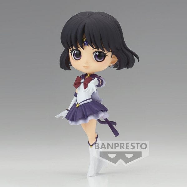 BANPRESTO Pretty Guardian Sailor Moon Cosmos The Movie Q Posket - Eternal Sailor Saturn (Ver.A) Figure