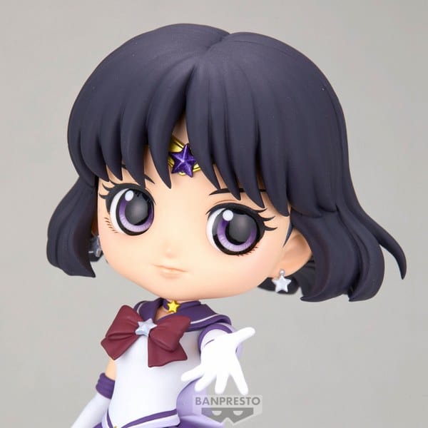 BANPRESTO Pretty Guardian Sailor Moon Cosmos The Movie Q Posket - Eternal Sailor Saturn (Ver.A) Figure