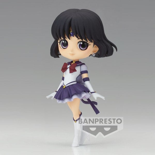 BANPRESTO Pretty Guardian Sailor Moon Cosmos The Movie Q Posket - Eternal Sailor Saturn (Ver.B) Figure