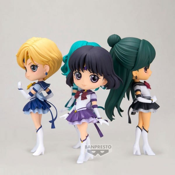 BANPRESTO Pretty Guardian Sailor Moon Cosmos The Movie Q Posket - Eternal Sailor Saturn (Ver.B) Figure