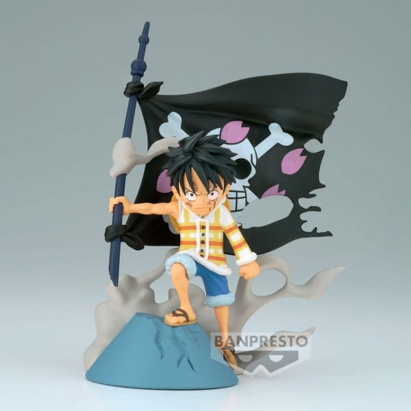 BANPRESTO One Piece World Collectable Figure Log Stories - Monkey D. Luffy Figure