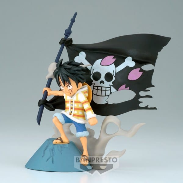 BANPRESTO One Piece World Collectable Figure Log Stories - Monkey D. Luffy Figure