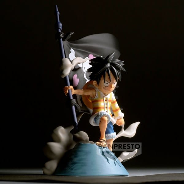 BANPRESTO One Piece World Collectable Figure Log Stories - Monkey D. Luffy Figure