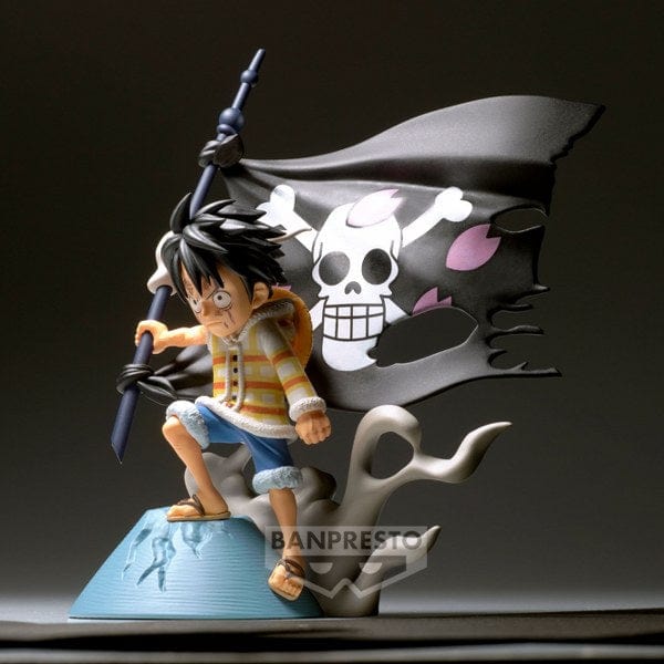 BANPRESTO One Piece World Collectable Figure Log Stories - Monkey D. Luffy Figure