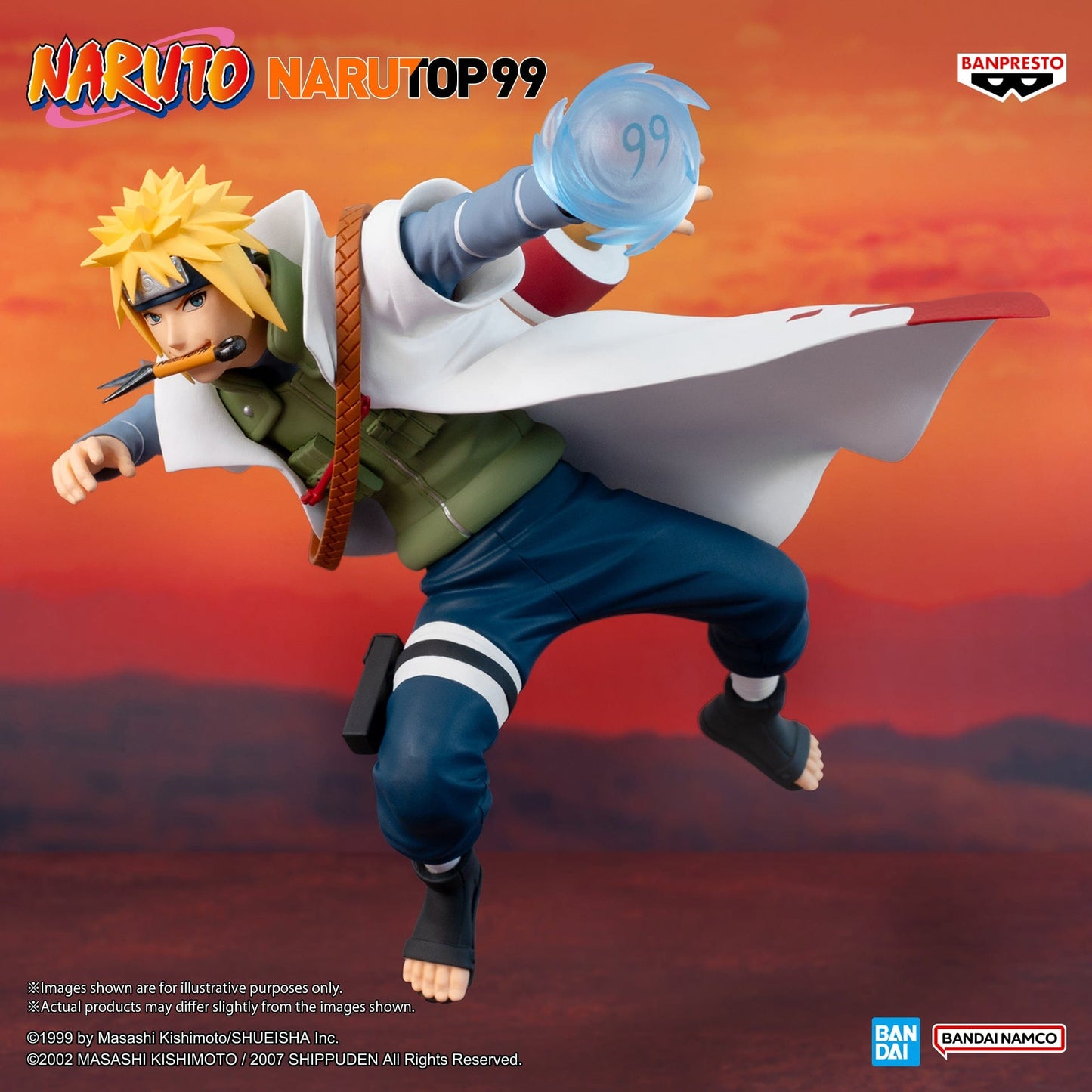 BANPRESTO Naruto Shippuden Narutop99 - Namikaze Minato Figure