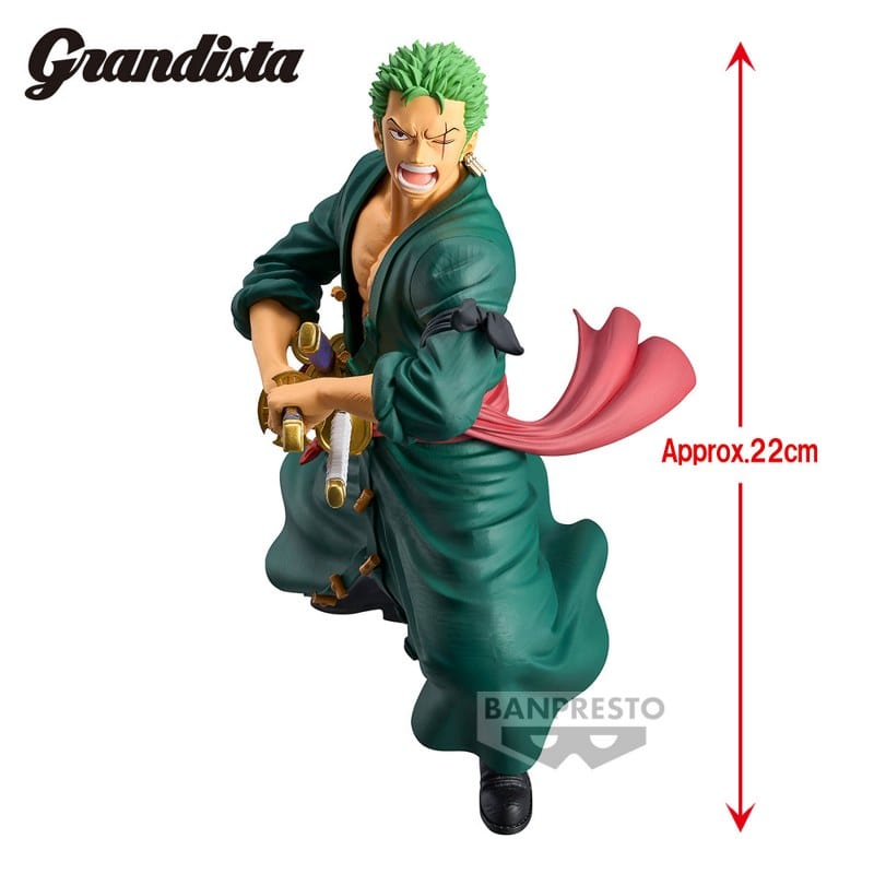 BANPRESTO One Piece Grandista - Roronoa Zoro Figure