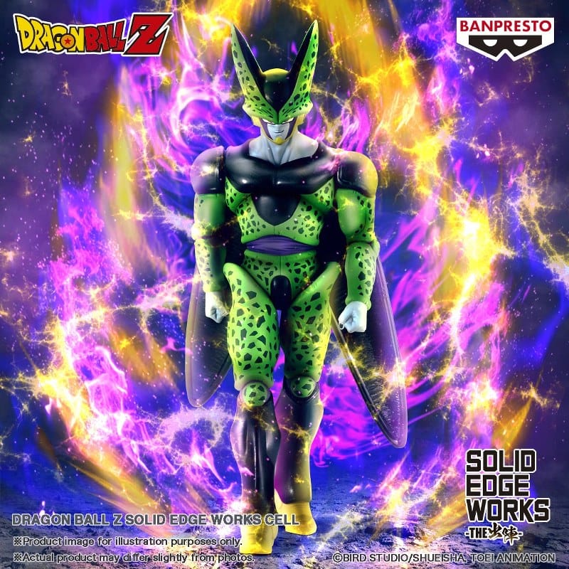 BANPRESTO Dragon Ball Z Solid Edge Works - Cell Figure