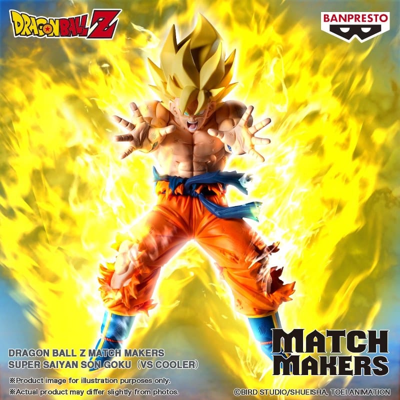 BANPRESTO Dragon Ball Z Match Makers - Super Saiyan Son Goku Figure