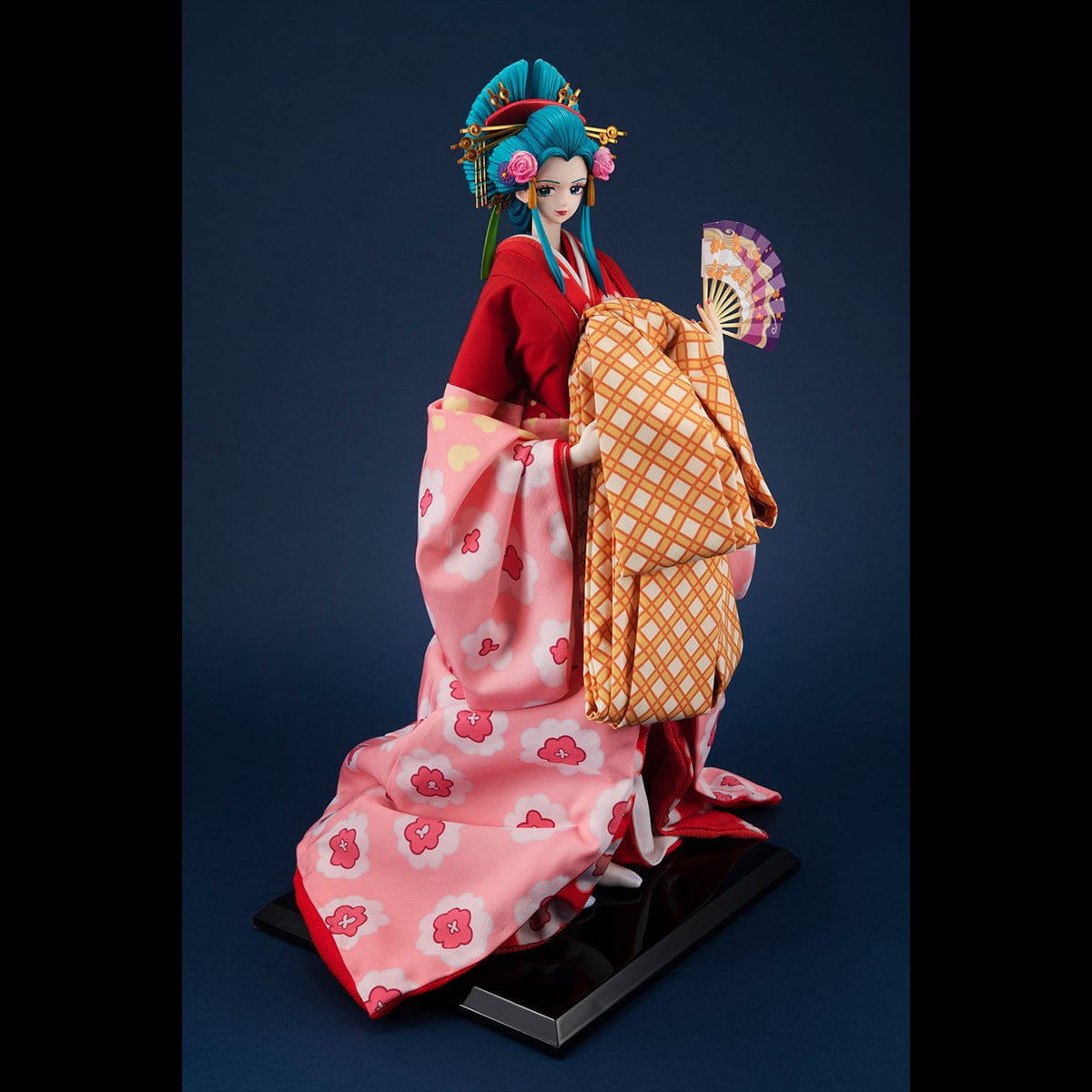 MEGAHOUSE Kyugetsu x MegaHouse Japanese Doll - ONE PIECE: Komurasaki (Glass Case Special Set)