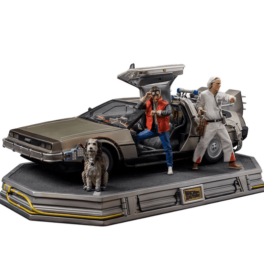 IRON STUDIOS DeLorean Full Set Deluxe - Back to the Future - Art Scale 1/10