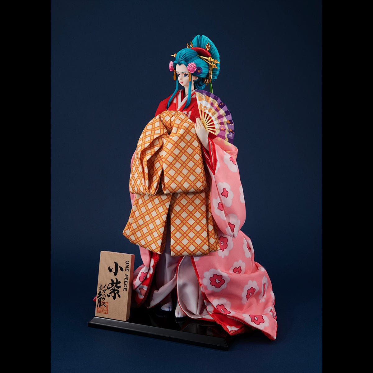 MEGAHOUSE Kyugetsu x MegaHouse Japanese Doll - ONE PIECE: Komurasaki (Glass Case Special Set)